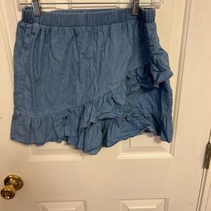 Matilda Jane kids denim skirt in size medium